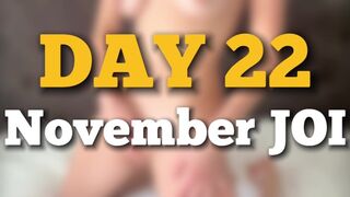 November elseje: buja önélvezet egy tűzforró milf-fel