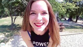 Forró séta 35 fokban a régióban alice-szel, üdítő befejezéssel a videó végén